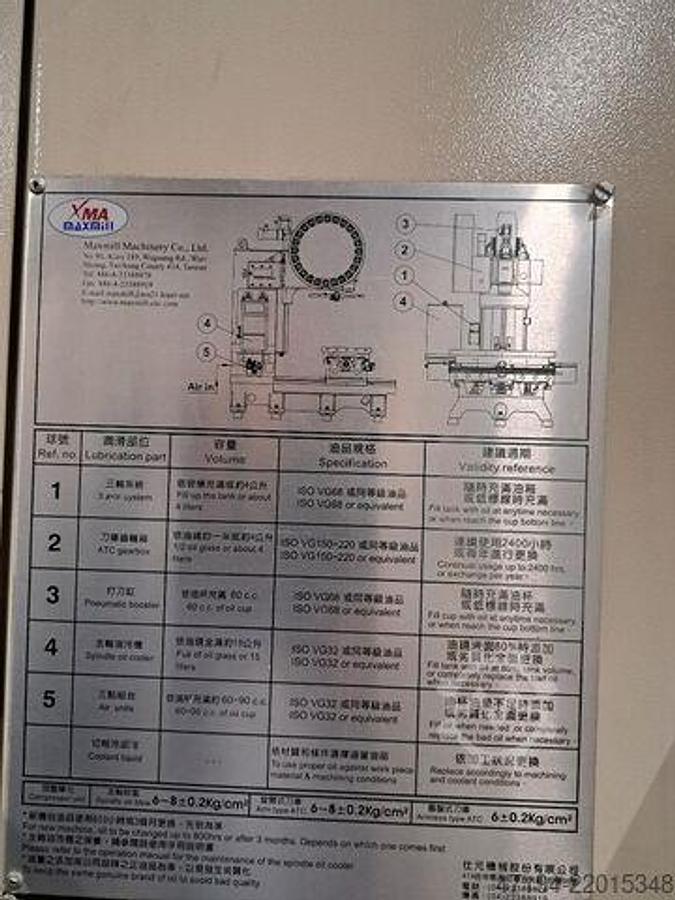 Gebruikt Maxmill VMC-1470A