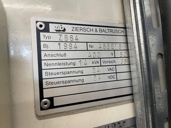 Gebruikt Ziersch & Baltrusch CNC vlakslijper