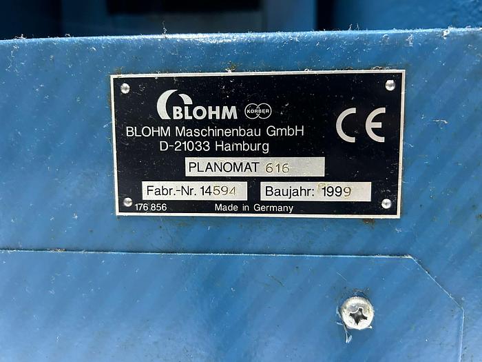 Gebruikt 1999 Blohm Planomat 616