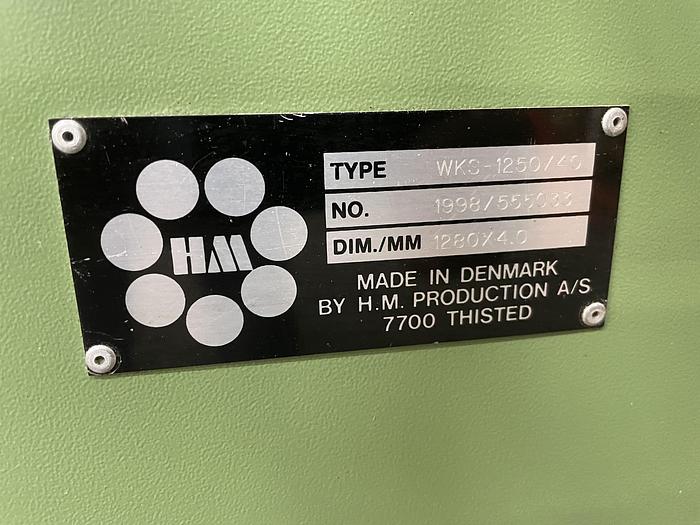 Gebruikt HM guillotineschaar WKS-1250/40