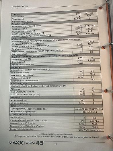 Gebruikt EMCO MAXXTURN 45 SMY