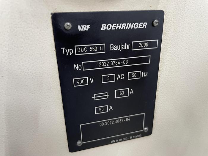 Gebruikt 2000 VDF Boehringer DUC 560 ti