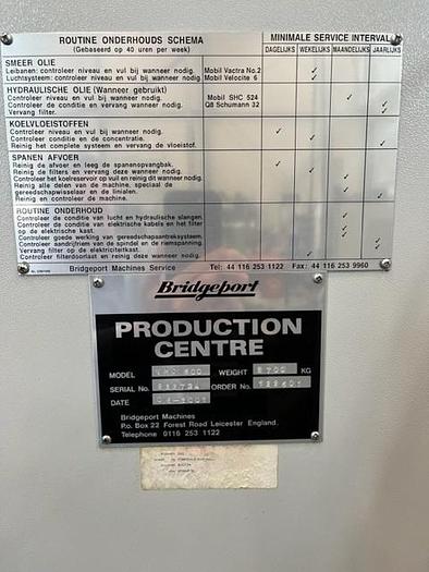 Gebruikt 2001 Bridgeport VMC 600