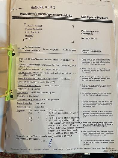 Gebruikt Grisetti rondslijper