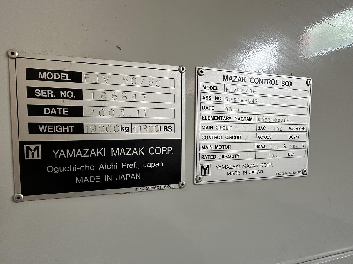 Gebruikt MAZAK FJV-50/80