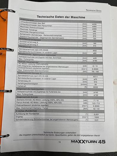 Gebruikt 2014 Emco Maxxturn 45