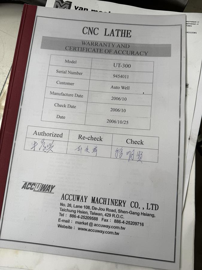 Gebruikt ACCUWAY UT-300