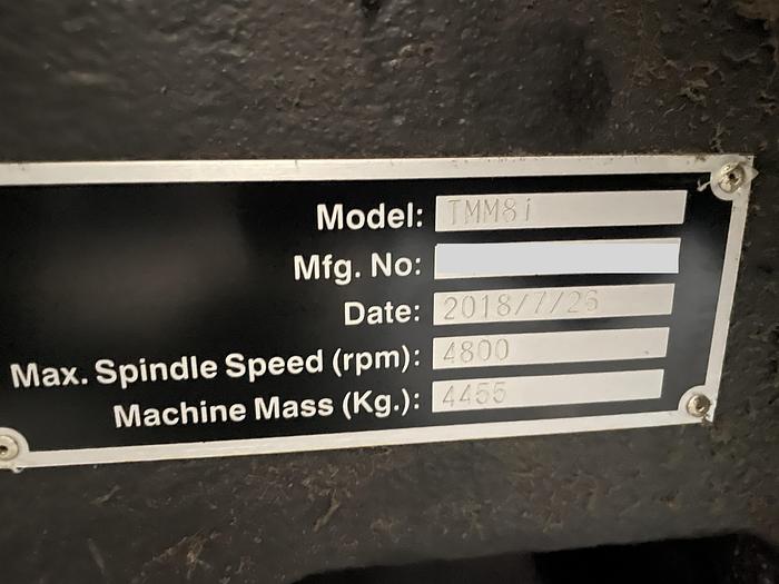 Gebruikt 2018 Hurco TMM8i