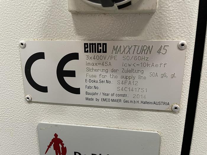 Gebruikt 2014 Emco Maxxturn 45