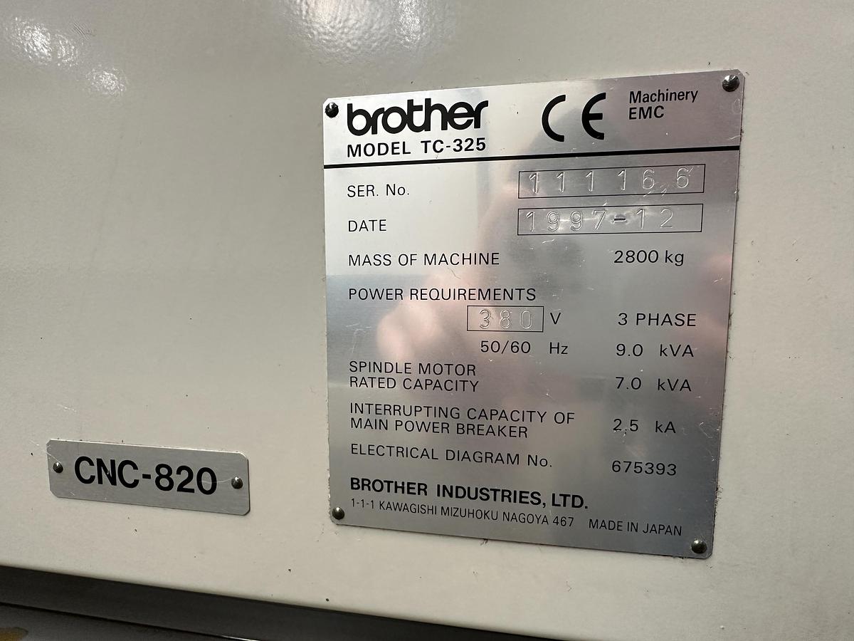 Gebruikt Brother TC-325 (boor-tap centrum) 