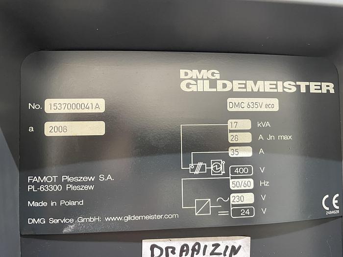 Gebruikt 2008 DMG DMC 635V eco