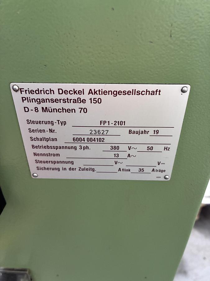 Gebruikt Deckel FP-1