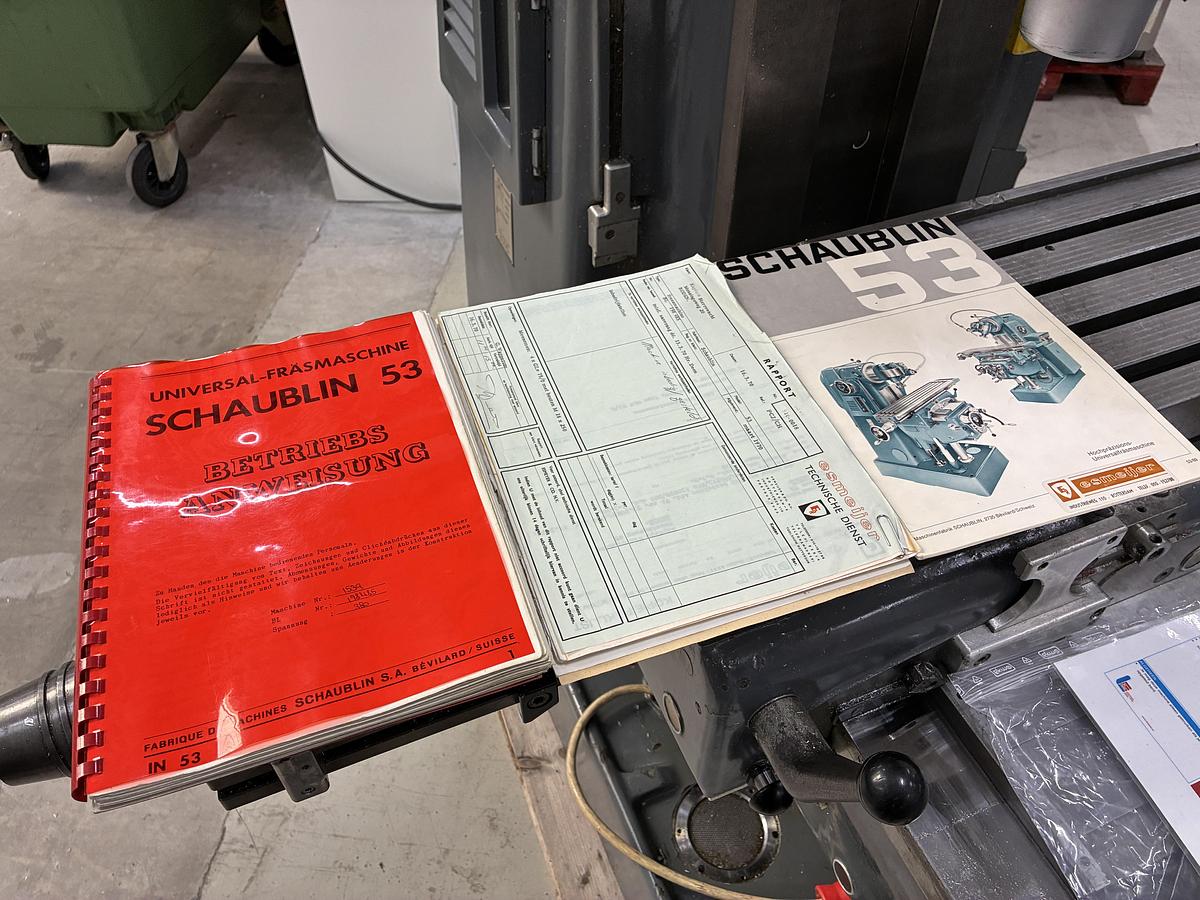 Gebruikt Schaublin 53