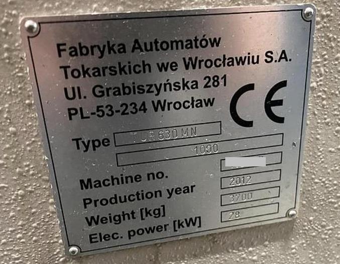 Gebruikt 2012 Haco FAT TUR 630 MN