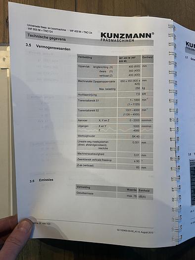 Gebruikt Kunzmann WF 600 M