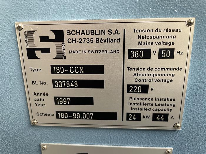 Gebruikt Schaublin 180 CCN