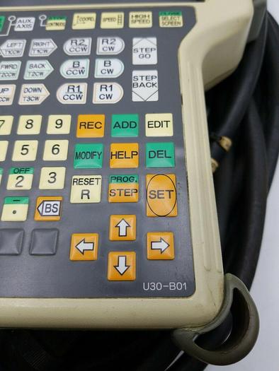 Used NACHI FUJIKOSHI ROBOT TEACH PENDANT U30-B01