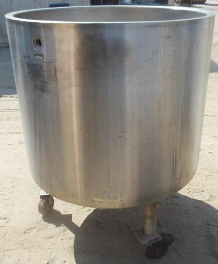 Used Kettle, 100 Gallon, Stainless Steel, Jacketed, Lee, Model 100D #C743233