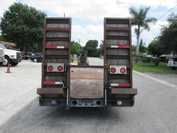 Used 1997 Evaco Trailer- 20 ton equipment trailer