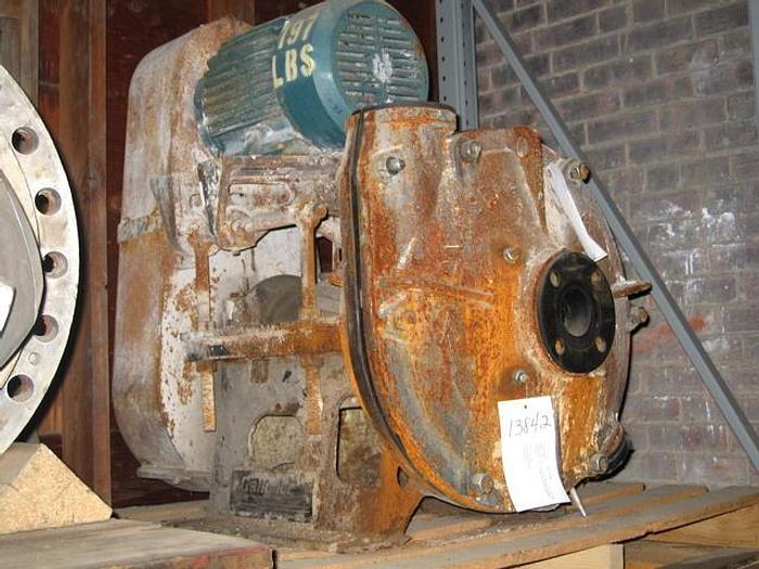 Used Gallaher D2VR0201 Slurry Pump, 2" X 2-1/2" X 16", Reliance 10 Hp, 1755 Rpm, 460 Volt, 215T Frame #13842