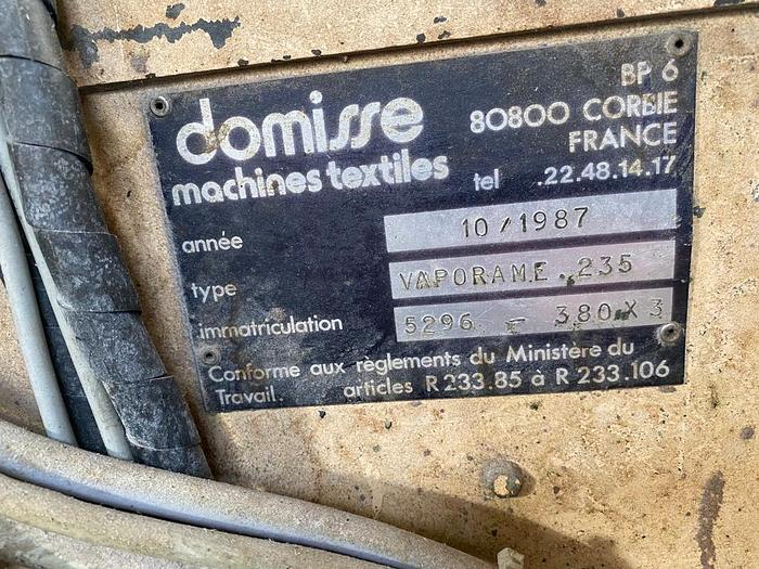Used Levelling stenter DOMISSE Vaporam 2350 mm