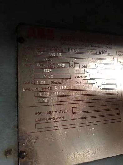 Used Wartsila 12V20 marine generator sets