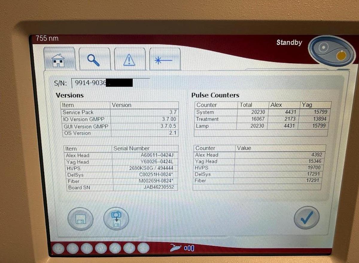 Used 2024 Candela GentleMax Pro Plus