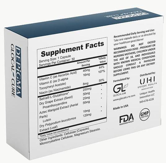GLOCAL CURE DEPiGMA SUPPLEMENTS
