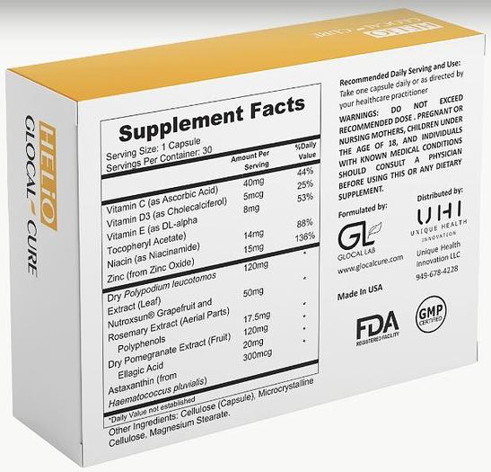 GLOCAL CURE HELiO SUPPLEMENTS