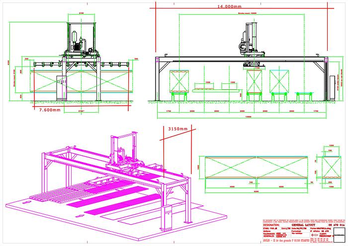 Used 2006 Joulin Aero Automatic assembly plant Joulin Aero P21N