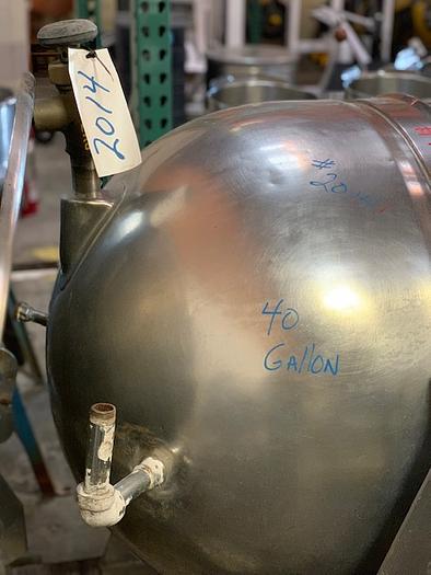 Used 40 Gallon Legion Steam Jacketed Kettle