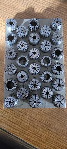 Parts Only ER20 COLLET SET FOR LATHE ENGRAVING MACHINE (28PCS) SIZES VARIE (106)