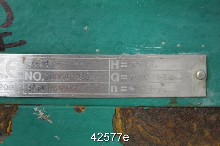 Used Sulzer APT 42-6 8x6x14 Pump #42577