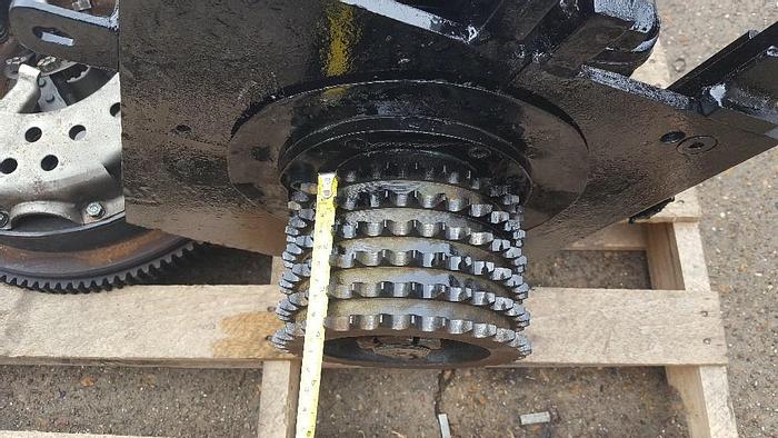 Used COTTA 4 SPD. TRANSMISSION MOD# TACU-100-17 #1 BELL HOUSING 71 SERIES DETROIT FLYWHEEL AND CLUTCH. CHELSEA PTO #410XUABX-W3XD