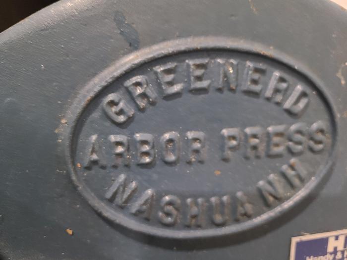 Used Greenerd No. 3 Arbor Press