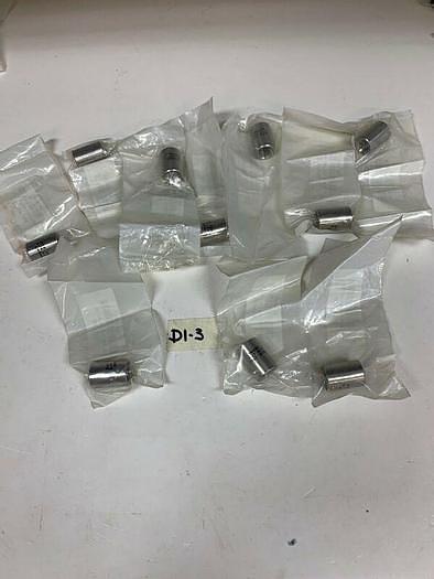 Lot of (10)New 1/4”IPS T-316 Stainless Steel Couplings - 150# In Sealed Bag