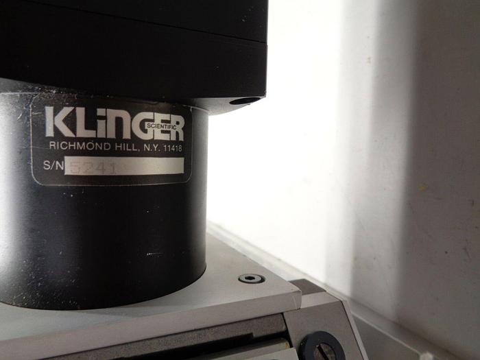 Used KLINGER MOTORIZED STAGE No Part Number Nomenclature