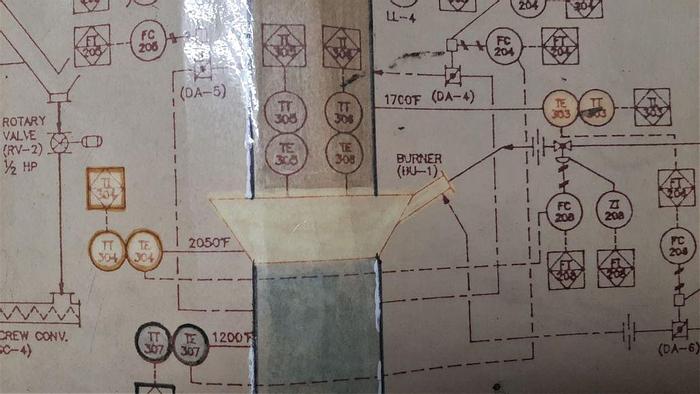 Used Furnace, Vertical, Kiln, 1MM BTU/hr, 900 lb/hr, Nat Gas #C409501