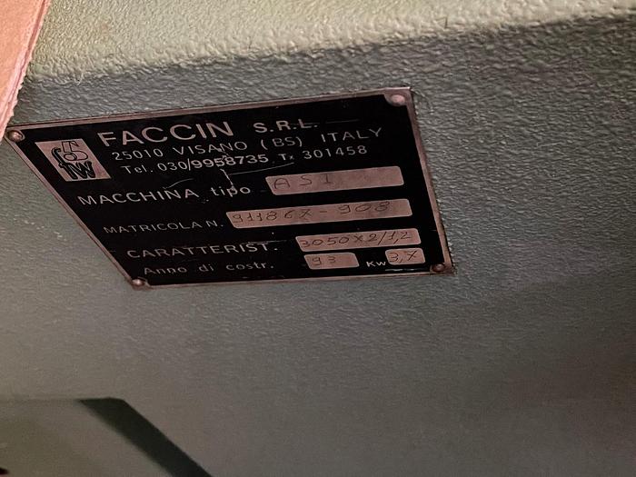 Usato CALANDRA FACCIN MECCANICA 3 Mt