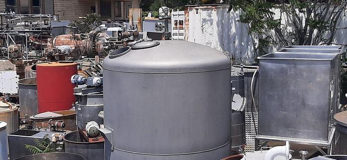 Used Tank, 2,300 Gallon, 304 S/st, 20 PSI, DT/DB, Morfab #S744376