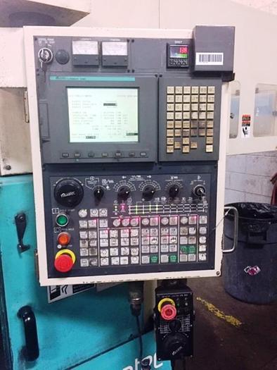 Used 2005 MURATEC MURATA MW120G TWIN SPINDLE WITH SINGLE GANTRY CNC LATHE