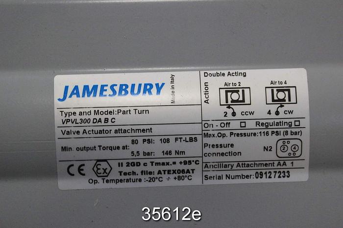 Unused Neles Jamesbury 7150313600XTZ2 4" Ball Control Valve #35612