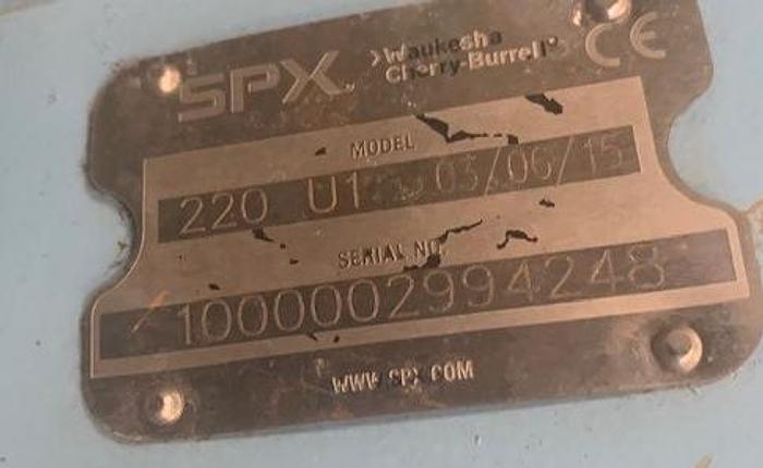 Used Waukesha Model 220 Positive Displacement Pump