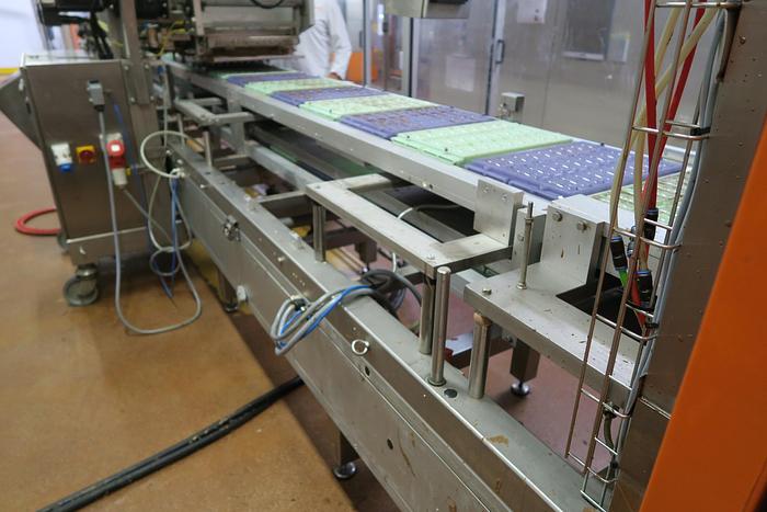 Used Aasted Frozen Cone Chocolate Moulding Line