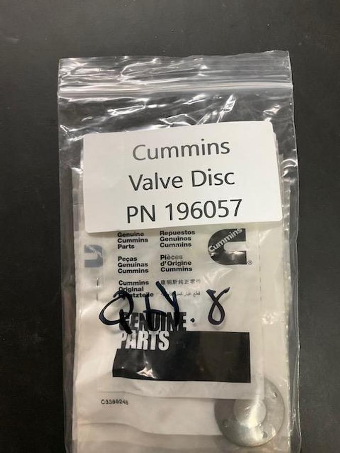 Cummins Valve Disc PN 196057