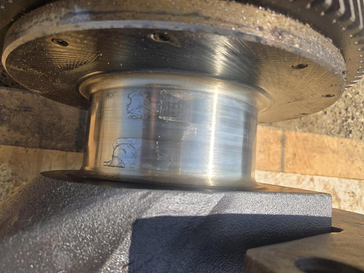 Used Cat 3516 Crankshaft out of Engine SN 3RC00890