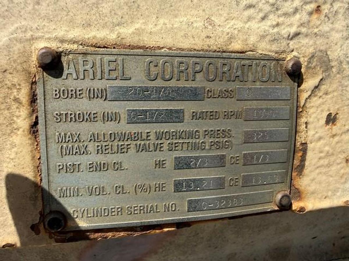 Used Ariel 20.125” JGC 325 # Cylinder SN C-32383
