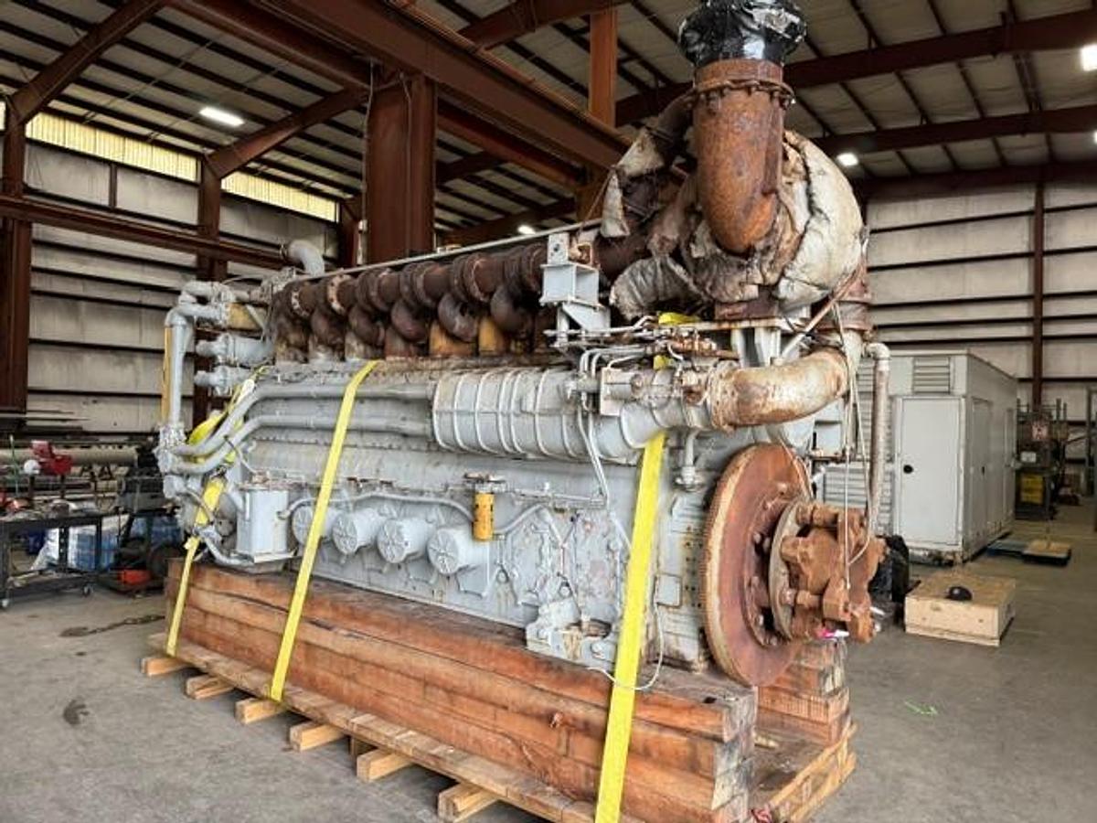Used CAT G3608 A3 Engine SN BEN00776