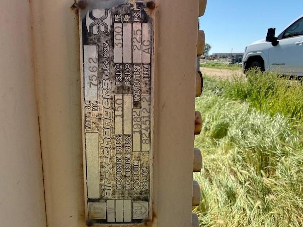 Used Air X Changer 42VVS two stage with 7.5 HP motor SN 824512