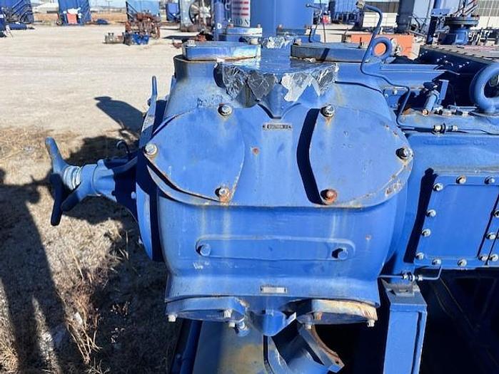 Used Ariel JGE-4 SN F-23606 / Waukesha F3524GSI (no engine) Three Stage Compressor Package Size 17.25” x 17.25” x 13.5” x 9.625” with ACE J144 Cooler
